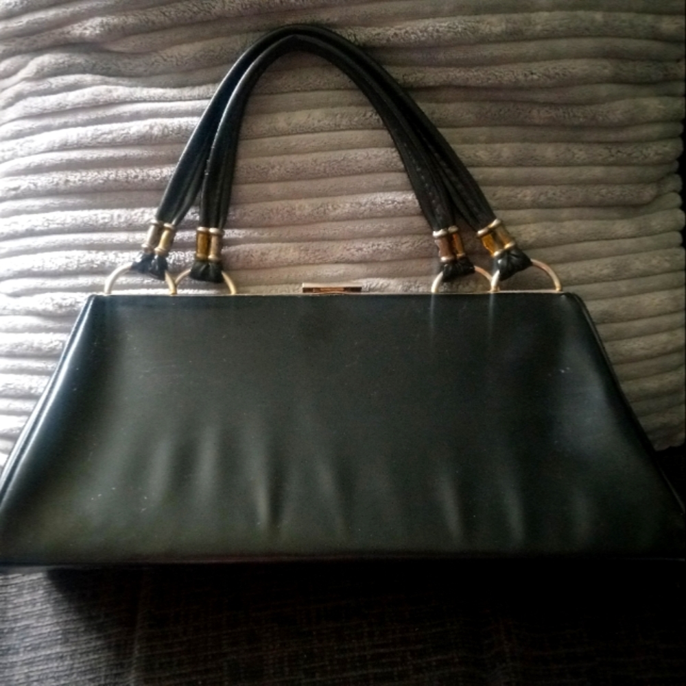 Black vintage handbag